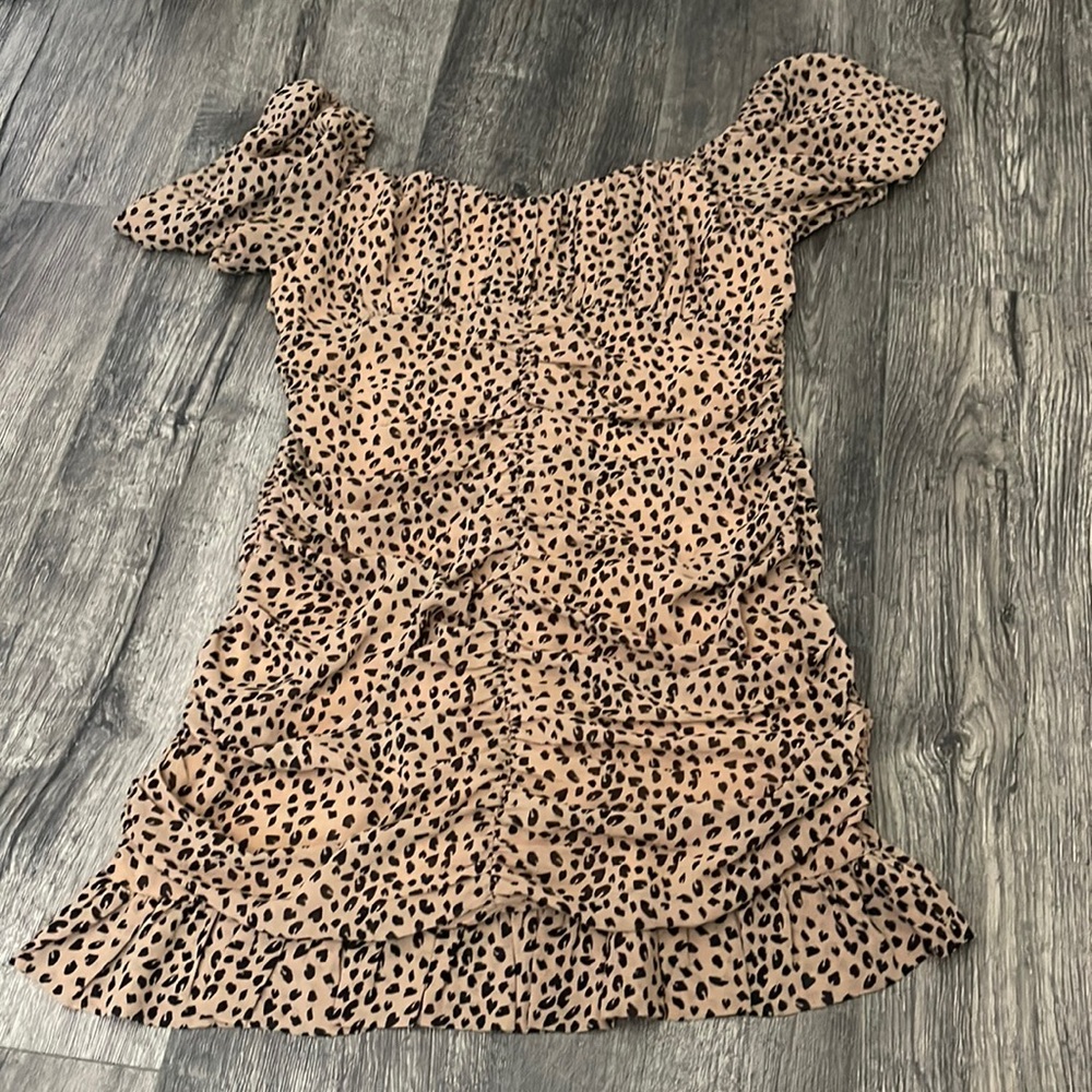 Cheetah Tight Mini Dress